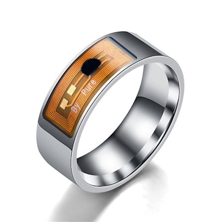 Vanntett Multifunksjonell Smart Digital Smart Ring (transparent farge)
