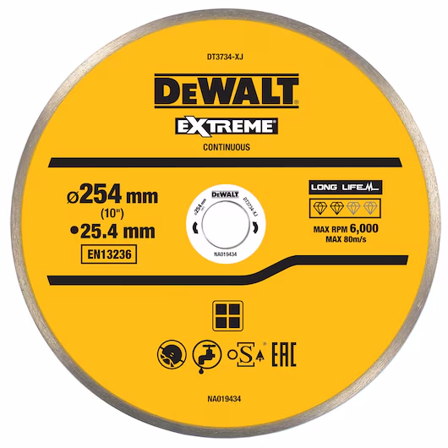 Dewalt DT3734-XJ Diamantkappeskive 254x25,4 mm, Maskintilbehør & forbruk