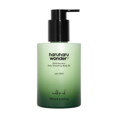 haruharu wonder Black Bamboo Daily Smoothing Body Oil, 200 ml