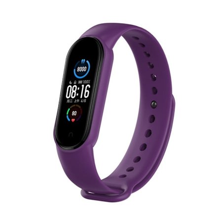 Xiaomi Mi Band 5 kestävä rannekello - Tumma Violetti