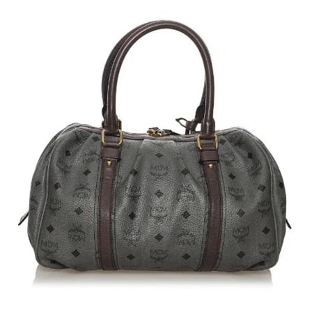 MCM Pre-owned Canvas Håndtaske Grå, Dame Vintage Tasker, Størrelse: ONE Size