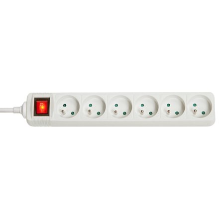 Lindy Power Strip 6-way Type FR (UTE) W/Sw. Outlet Factory Sealed