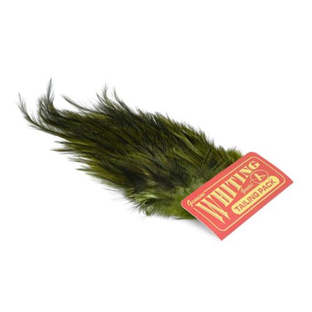 Whiting CDL Euro Nymph Tailing Pack Pardo dyed Olive