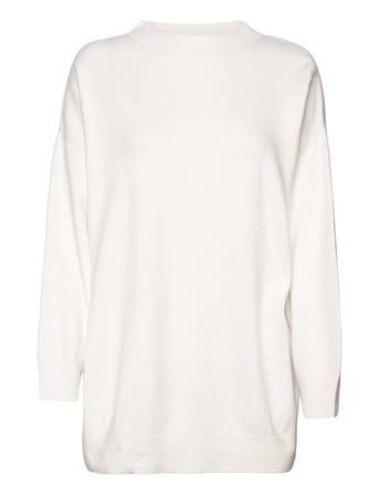 Lotusk Pullover Striktrøje Hvid Mango