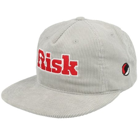 Risk - Grau snapback Cap - Risk Cord Grey 5-panel Snapback @ Hatstore