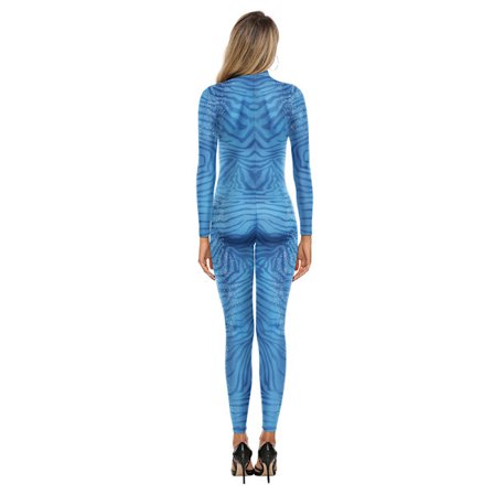 Cosplay-kostumer til kvinder, Halloween Avatar digitaltrykte strømpebukser til piger