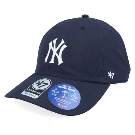 47 Brand - MLB Blau unconstructed Cap - New York Yankees MLB 47 Clean Up Cap Navy Dad Cap / Unconstructed @ Hatstore