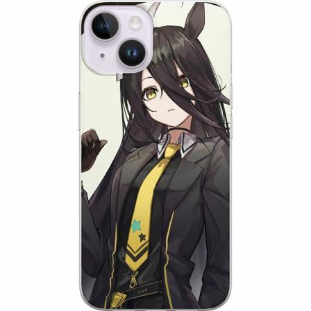 Apple Iphone 14 Genomskinligt Skal Catgirl