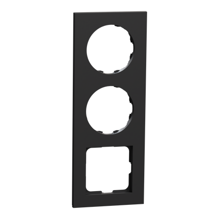 Elko EKO50136 Peitelevy 3-kehys, 56 x 56 aukko Musta, Kytkimet & pistorasiat