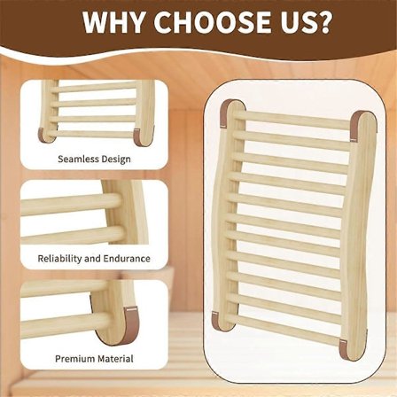 2 Pakning Sauna Ryggstøtte Sauna Tilbehør, Sauna Ryggstøtte, Tre Sauna Ryggstøtter Sklisikre og