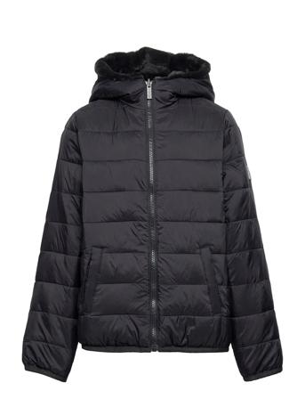 Kids Girls Outerwear Toppatakki Musta Abercrombie & Fitch