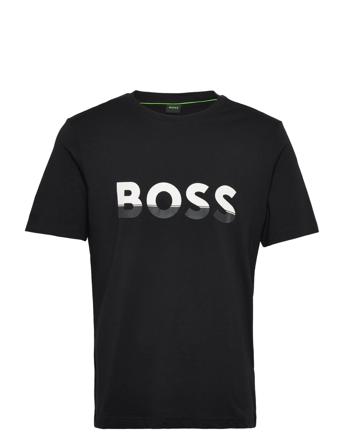Tee 1 T-shirts Short-sleeved Musta BOSS