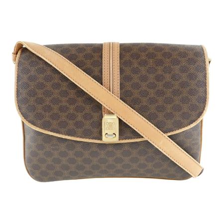 Celine Vintage Shoulder Bags Brun, Dame Vintage Tasker, Størrelse: ONE Size