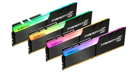 G.SKILL TridentZ RGB Series - DDR4 - sett - 32 GB: 4 x 8 GB - DIMM 288-pin - 3600 MHz / PC4-28800 - ikke-bufret