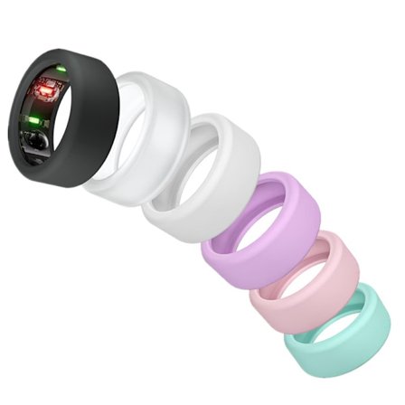 Sormussuoja Oura Ring Gen 4/Gen 3 -sormuksille, naarmuuntumaton elastinen silikoninen Oura Ring -suoja miehille ja naisille treeneihin ja kuntosalille