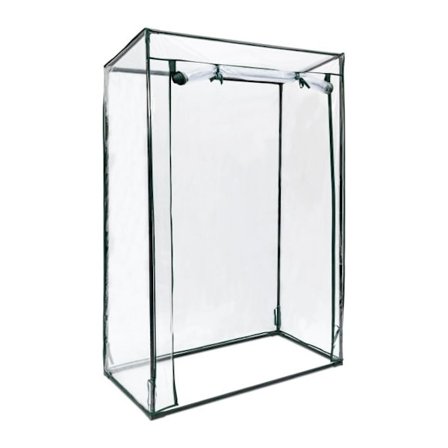 Växthus för tomater med sluttande tak