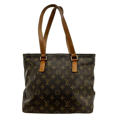 Louis Vuitton Vintage, Pre-owned Cabas Piano Monogram Tote Bag Bruin, Heren, Maat:ONE Size,leer