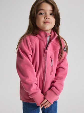 Polarn O. Pyret Vindtät vindfleecejacka - 140 - barnkläder - pink