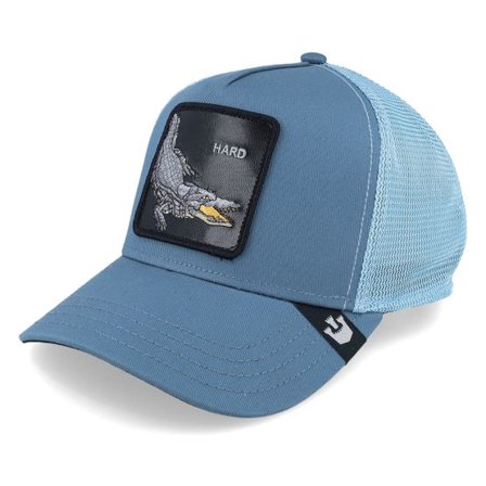 Goorin Bros. - Blå trucker Keps - Premium Alligator Sky Trucker @ Hatstore
