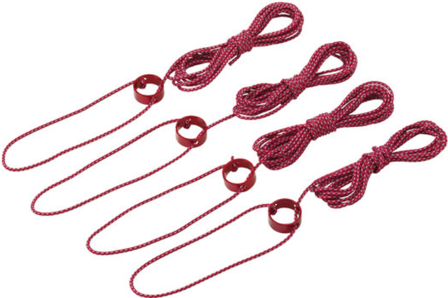 MSR Tent Guy Lines Medium 4-pakning Red