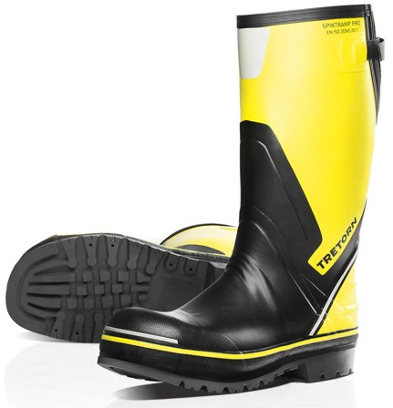 Tretorn Spiktramp Pro Skyddsstövel gul/svart, stålhätta 40, Arbetsskor