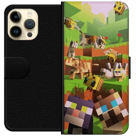 Apple Iphone 14 Pro Max Plånboksfodral Minecraft