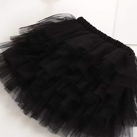 Tyttöjen prinsessa luisteluhame kerroksilla - Kakkuhame tanssiin, balettiin, luisteluun - Yksivärinen ympärivuotiseen käyttöön, käsinpesu (normaali 