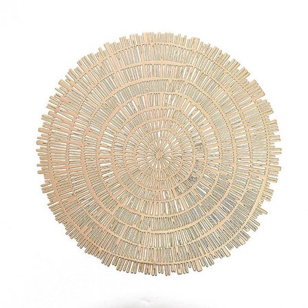 Matta för matbord, nordisk heminredning, lätt att rengöra, guld