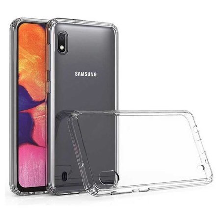 Samsung A10 iskuja vaimentava suojalasi takana