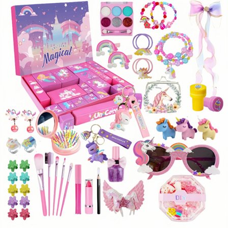 Adventskalender Piger - Enhjørning Gaver til Piger Julekalender 24 Dage Overraskelser Gaver til Datter[GPA]