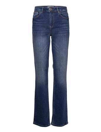 Stella Straight Long Jeans Raka Jeans Blå MOS MOSH