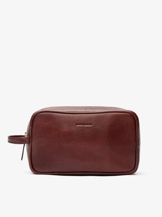 John Henric Men's Kastanienbrauner Kulturbeutel Size Onesize