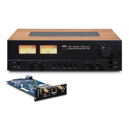 NAD C 3050 + NAD MDC2 BluOS-D Stereoversterker met streaming