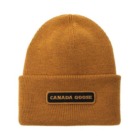 Canada Goose, Beanie Beige, Heren, Maat:ONE Size,wol