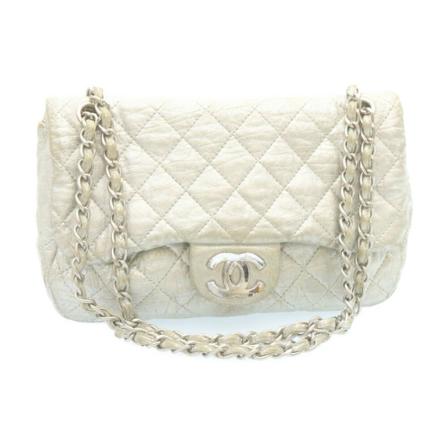 Chanel Vintage Pre-owned Matrasse Tas , Grijs , Dames , Maat: ONE Size Vintage Tassen