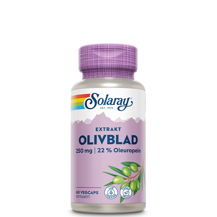 Solaray Olivblad 60 kapsler