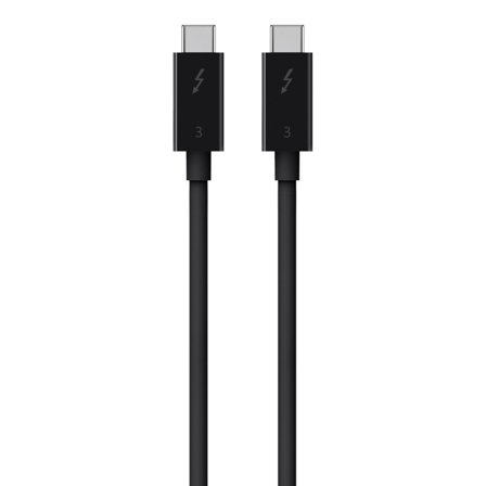 Belkin Thunderbolt 3 - Thunderbolt-kabel - 24 pin USB-C til 24 pin USB-C - 80 cm