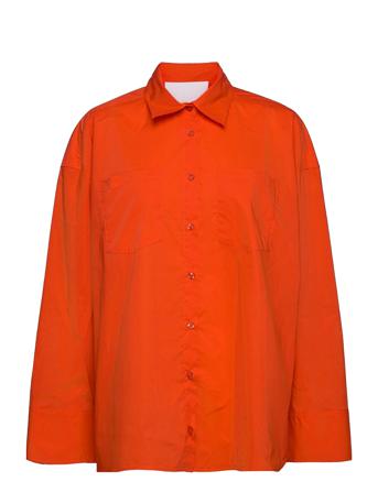 Nalia Shirt Pitkähihainen Paita Oranssi REMAIN Birger Christensen