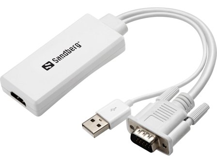 Sandberg VGA+Audio to HDMI Converter - videokonverter