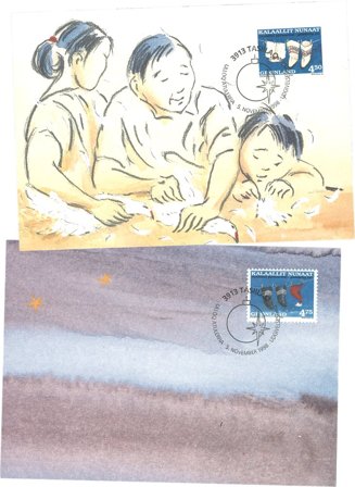 Grønland 1998 - AFA 334-335 - Maximumkort