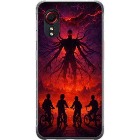 Yhteensopiva Puhelinkuori Samsung Samsung Galaxy Xcover 5 Tumma fantasialan inspiroitu Stranger Things kanssa yliluonnollinen olento, salamointi ja py