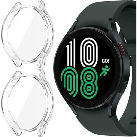 2-PACK Täyspeittävä Galaxy Watch 4 44mm Ultraohut TPU-suojusneste