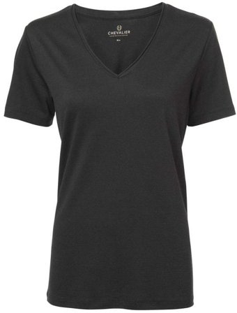 Chevalier W's Coley Wool T-shirt Stone Black