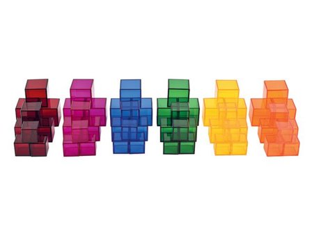 MYPAUZE Transparenta kuber I olika stl 54/fp - Lyreco - Skola och förskola - Klassrummet / Lära - Sensoriska produkter