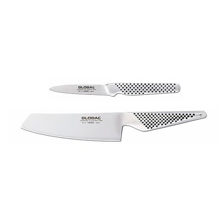 GLOBAL Knivsett 2 deler Grønnsakskniv og Rotkniv GS-5 og GSF-15