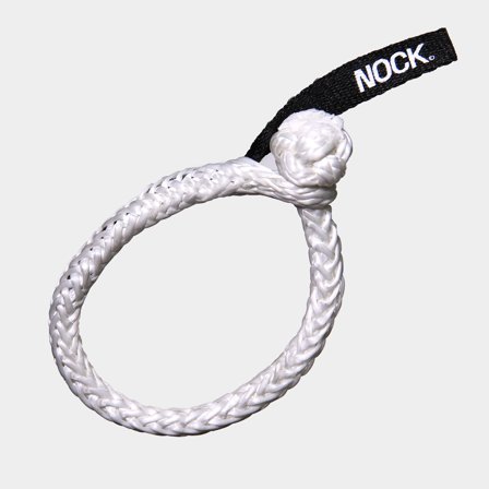 Soft shackle NOCK Titan Pro, UHMWPE 78, blanco, Ø8 mm (fabricado de cuerda Ø4 mm), 80 mm, 1600 kg