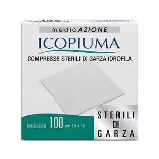 Medicazione Icopiuma Garze 10X10cm 100 Pezzi