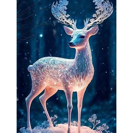 30x40cm 5D Diamant Maleri DIY Dyr Landskab Fuld Diamant Sticker - DW755