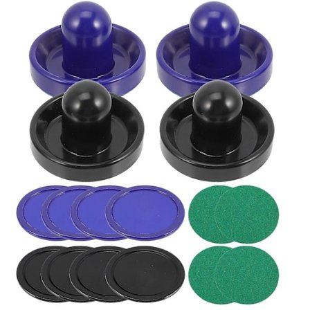 1 Sett med Air Hockey Pucker Bordhockey Pushere Plast Air Hockey Padler Bord Air Hockey Utstyr