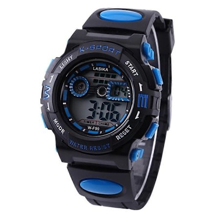 Børne Svømmeur Vandtæt Armbåndsur Drenge Piger Sport Fødselsdagsgave (FMY) Blå